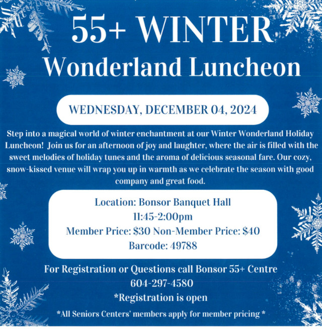 Winter Wonder Land Lunch 